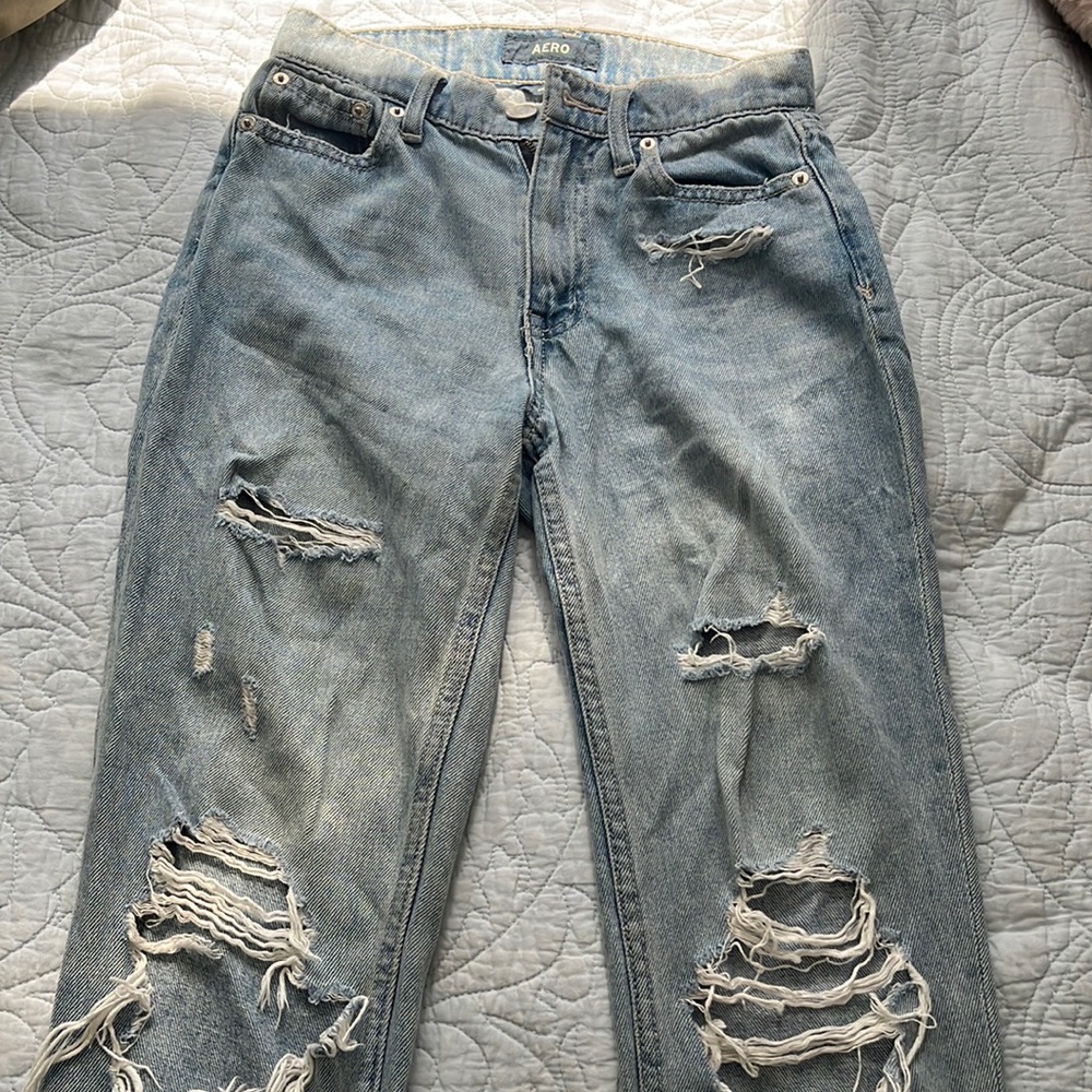 Blue Denim Mom Jeans